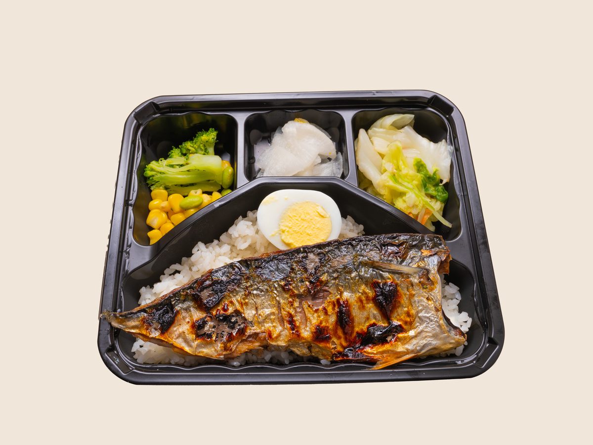 鹽烤鯖魚便當